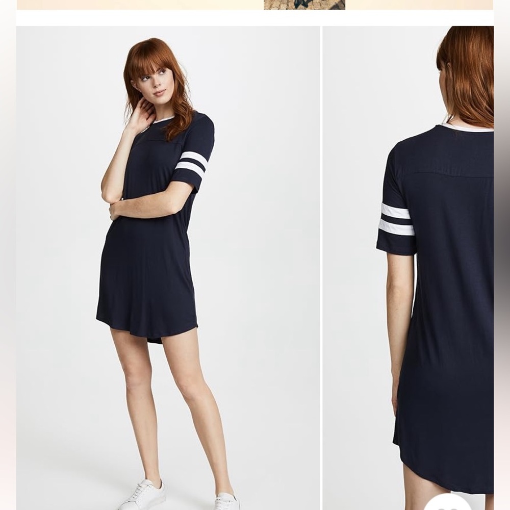 Z Supply Navy League Dress Short Sleeve